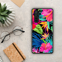 Thumbnail for Θήκη Huawei P40 Lite 5G Tropical Flowers από τη Smartfits με σχέδιο στο πίσω μέρος και μαύρο περίβλημα | Huawei P40 Lite 5G Tropical Flowers Case with Colorful Back and Black Bezels