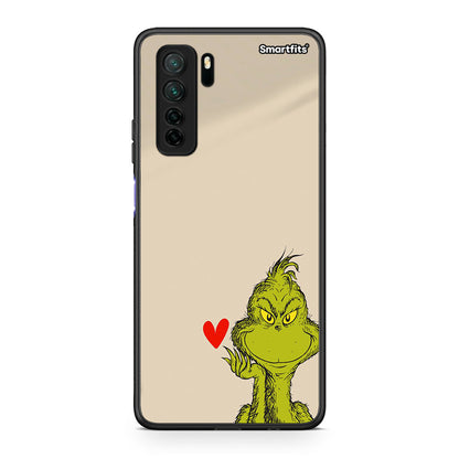 Θήκη Huawei P40 Lite 5G Xmas Grinch από τη Smartfits με σχέδιο στο πίσω μέρος και μαύρο περίβλημα | Huawei P40 Lite 5G Xmas Grinch Case with Colorful Back and Black Bezels