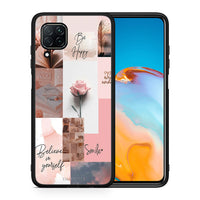 Thumbnail for Θήκη Huawei P40 Lite Aesthetic Collage από τη Smartfits με σχέδιο στο πίσω μέρος και μαύρο περίβλημα | Huawei P40 Lite Aesthetic Collage case with colorful back and black bezels