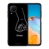 Thumbnail for Θήκη Αγίου Βαλεντίνου Huawei P40 Lite Always & Forever 1 από τη Smartfits με σχέδιο στο πίσω μέρος και μαύρο περίβλημα | Huawei P40 Lite Always & Forever 1 case with colorful back and black bezels