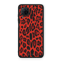 Thumbnail for 4 - Huawei P40 Lite Red Leopard Animal case, cover, bumper
