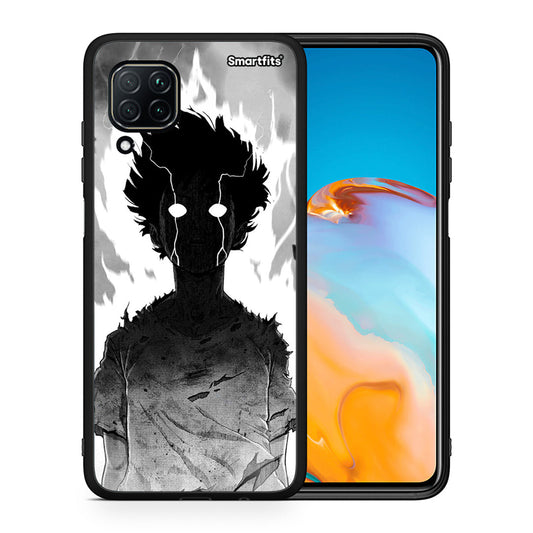 Θήκη Huawei P40 Lite Anime Boy από τη Smartfits με σχέδιο στο πίσω μέρος και μαύρο περίβλημα | Huawei P40 Lite Anime Boy case with colorful back and black bezels