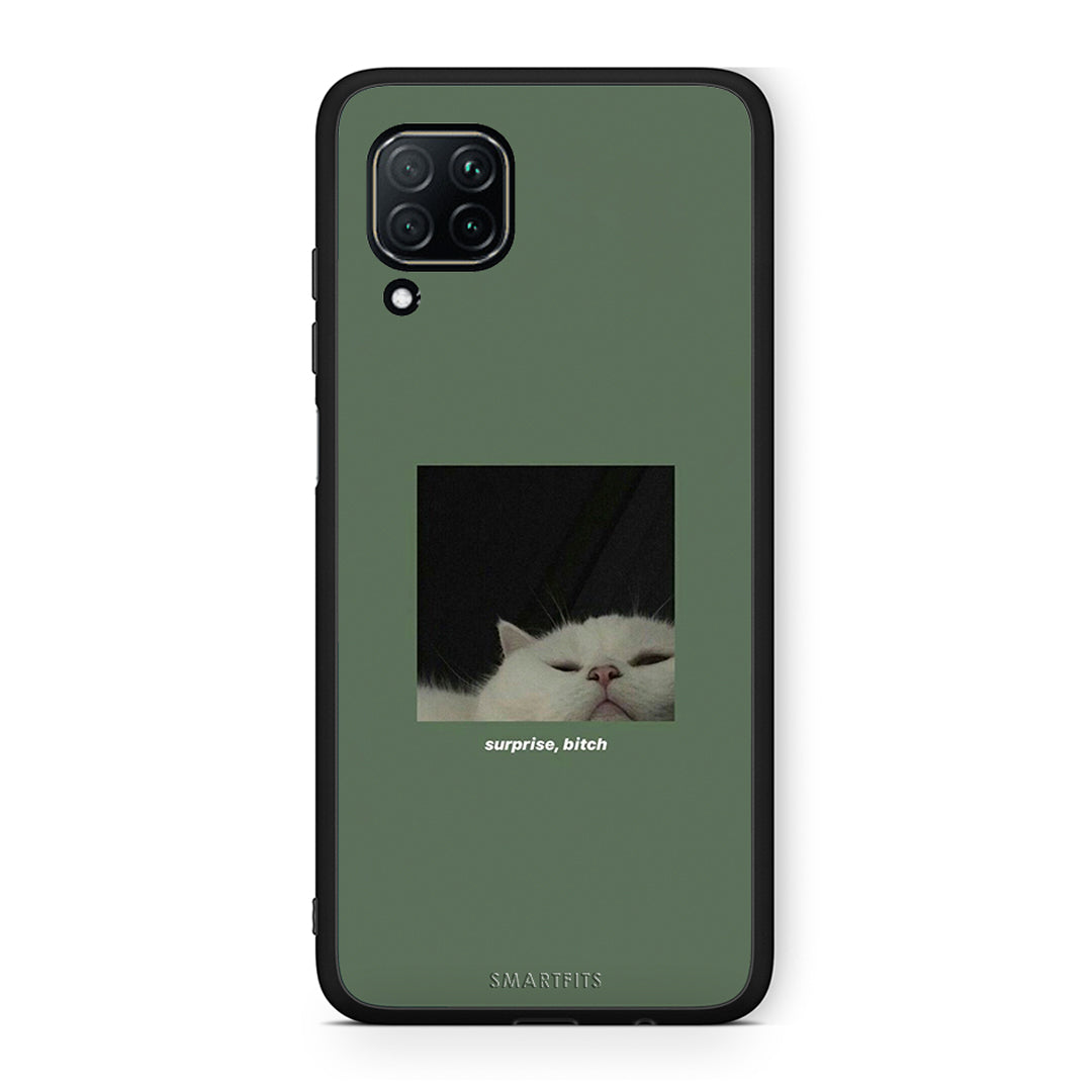 Huawei P40 Lite Bitch Surprise θήκη από τη Smartfits με σχέδιο στο πίσω μέρος και μαύρο περίβλημα | Smartphone case with colorful back and black bezels by Smartfits