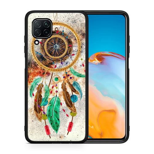 Θήκη Huawei P40 Lite DreamCatcher Boho από τη Smartfits με σχέδιο στο πίσω μέρος και μαύρο περίβλημα | Huawei P40 Lite DreamCatcher Boho case with colorful back and black bezels