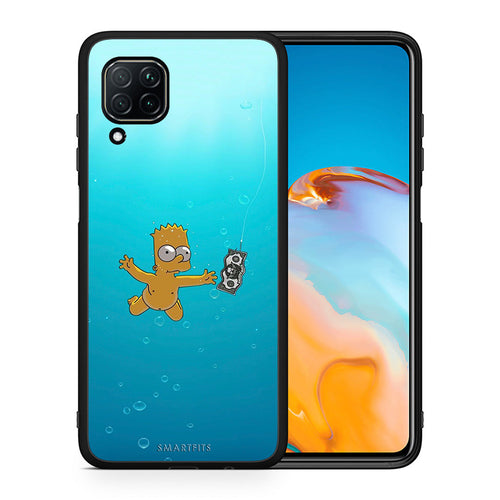 Θήκη Huawei P40 Lite Chasing Money από τη Smartfits με σχέδιο στο πίσω μέρος και μαύρο περίβλημα | Huawei P40 Lite Chasing Money case with colorful back and black bezels