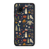 Thumbnail for Huawei P40 Lite Christmas Elements θήκη από τη Smartfits με σχέδιο στο πίσω μέρος και μαύρο περίβλημα | Smartphone case with colorful back and black bezels by Smartfits