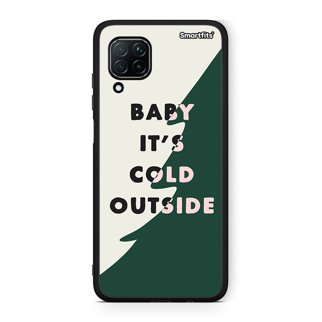 Huawei P40 Lite Cold Outside θήκη από τη Smartfits με σχέδιο στο πίσω μέρος και μαύρο περίβλημα | Smartphone case with colorful back and black bezels by Smartfits