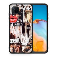 Thumbnail for Θήκη Αγίου Βαλεντίνου Huawei P40 Lite Collage Fashion από τη Smartfits με σχέδιο στο πίσω μέρος και μαύρο περίβλημα | Huawei P40 Lite Collage Fashion case with colorful back and black bezels