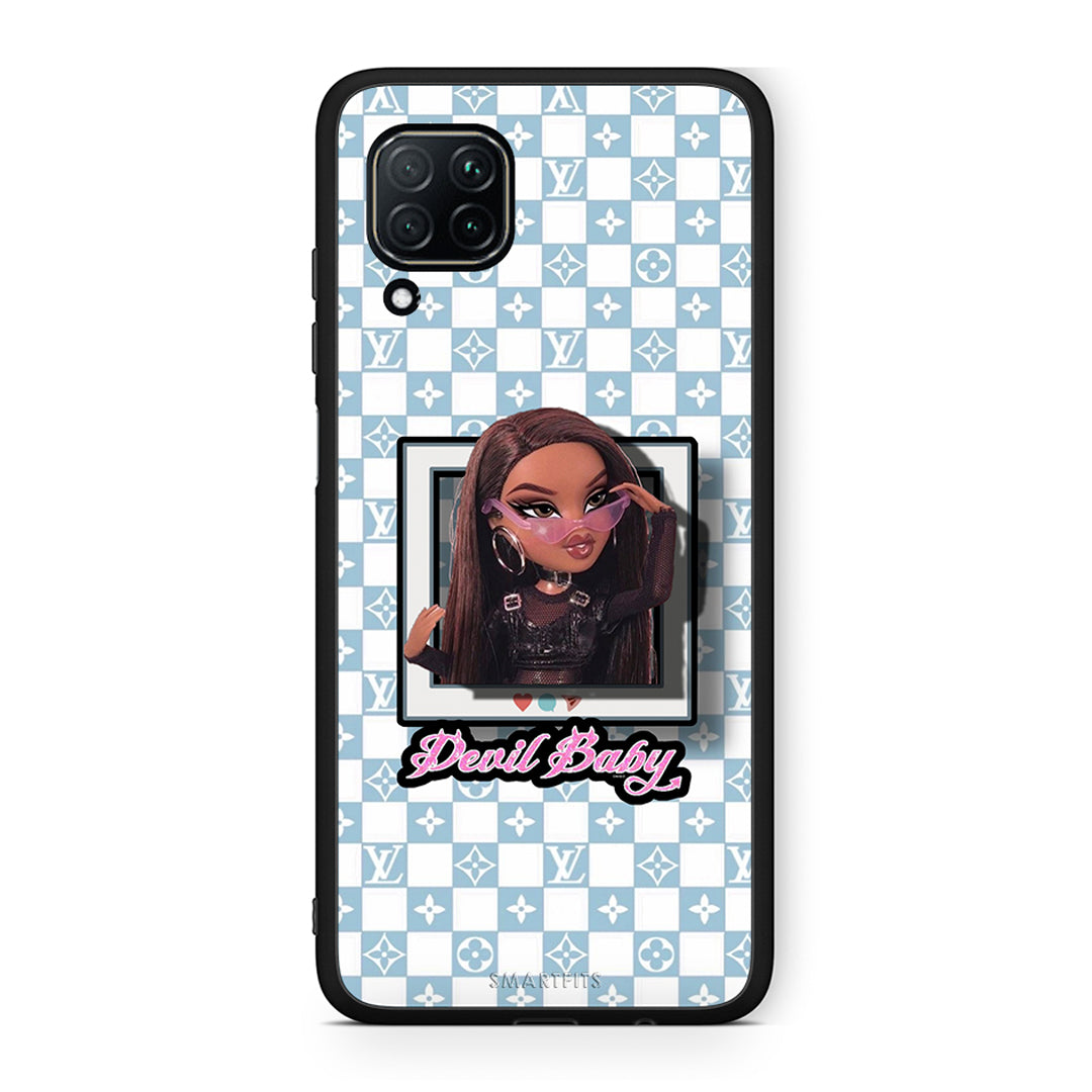 Huawei P40 Lite Devil Baby Θήκη Αγίου Βαλεντίνου από τη Smartfits με σχέδιο στο πίσω μέρος και μαύρο περίβλημα | Smartphone case with colorful back and black bezels by Smartfits