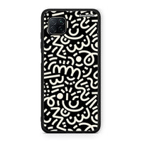 Thumbnail for Huawei P40 Lite Doodle Art Θήκη από τη Smartfits με σχέδιο στο πίσω μέρος και μαύρο περίβλημα | Smartphone case with colorful back and black bezels by Smartfits