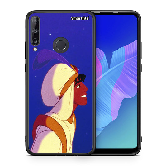 Θήκη Huawei P40 Lite E Alladin And Jasmine Love 1 από τη Smartfits με σχέδιο στο πίσω μέρος και μαύρο περίβλημα | Huawei P40 Lite E Alladin And Jasmine Love 1 case with colorful back and black bezels