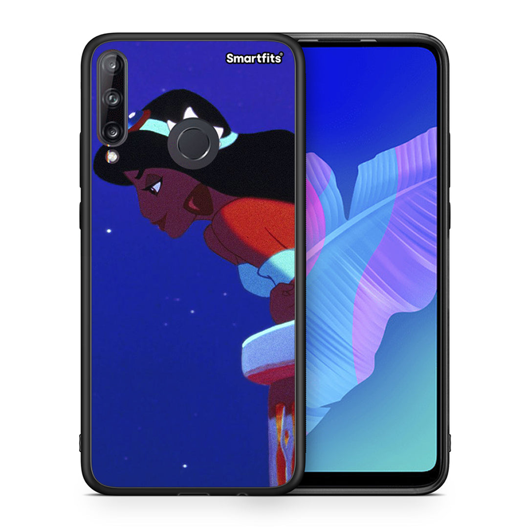 Θήκη Huawei P40 Lite E Alladin And Jasmine Love 2 από τη Smartfits με σχέδιο στο πίσω μέρος και μαύρο περίβλημα | Huawei P40 Lite E Alladin And Jasmine Love 2 case with colorful back and black bezels