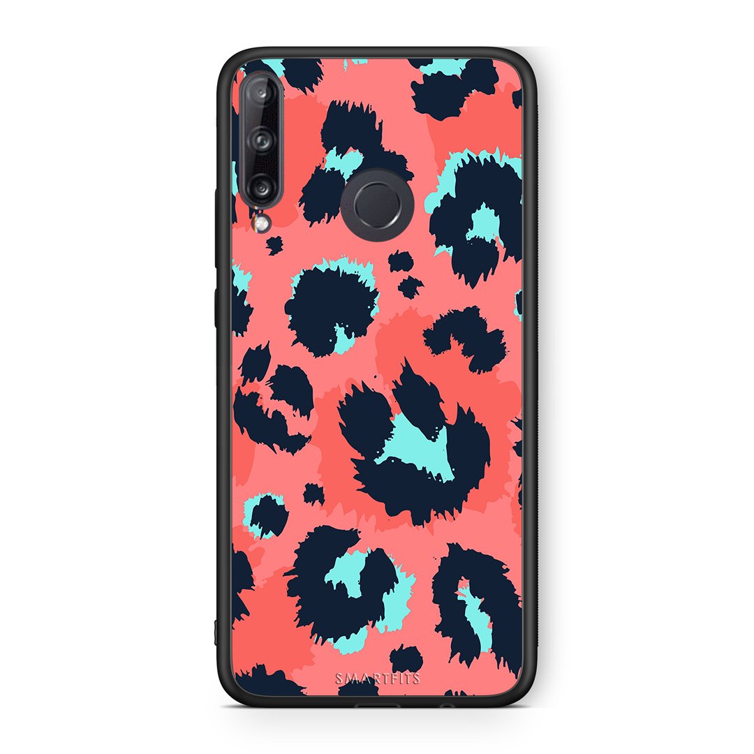 22 - Huawei P40 Lite E  Pink Leopard Animal case, cover, bumper