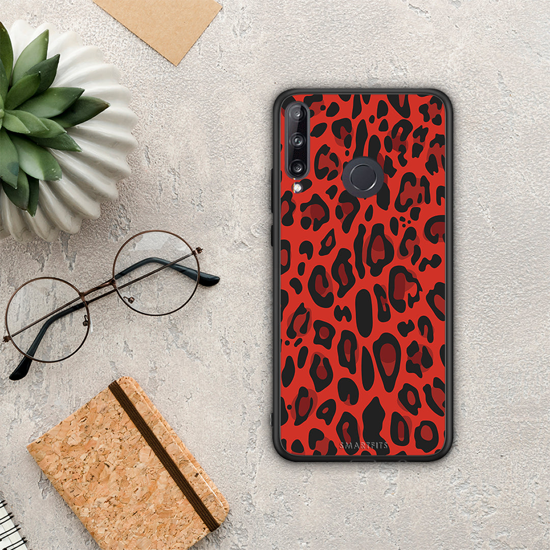 Animal Red Leopard - Huawei P40 Lite E θήκη