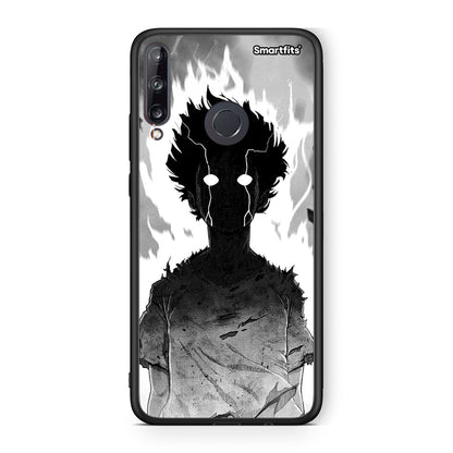 Huawei P40 Lite E Anime Boy Θήκη από τη Smartfits με σχέδιο στο πίσω μέρος και μαύρο περίβλημα | Smartphone case with colorful back and black bezels by Smartfits