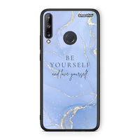 Thumbnail for Huawei P40 Lite E Be Yourself θήκη από τη Smartfits με σχέδιο στο πίσω μέρος και μαύρο περίβλημα | Smartphone case with colorful back and black bezels by Smartfits