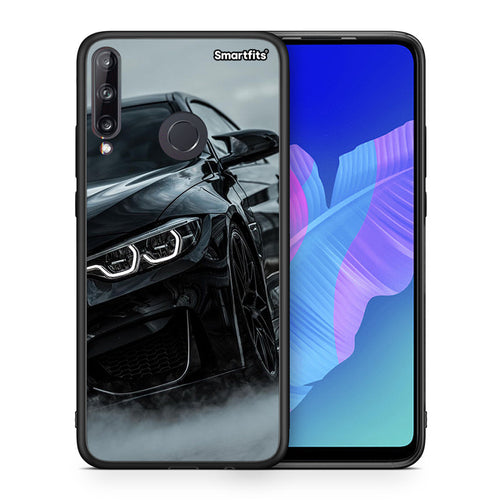 Θήκη Huawei P40 Lite E Black BMW από τη Smartfits με σχέδιο στο πίσω μέρος και μαύρο περίβλημα | Huawei P40 Lite E Black BMW case with colorful back and black bezels