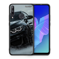 Thumbnail for Θήκη Huawei P40 Lite E Black BMW από τη Smartfits με σχέδιο στο πίσω μέρος και μαύρο περίβλημα | Huawei P40 Lite E Black BMW case with colorful back and black bezels