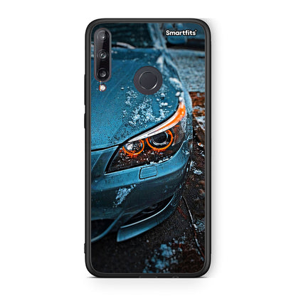 Huawei P40 Lite E Bmw E60 Θήκη από τη Smartfits με σχέδιο στο πίσω μέρος και μαύρο περίβλημα | Smartphone case with colorful back and black bezels by Smartfits
