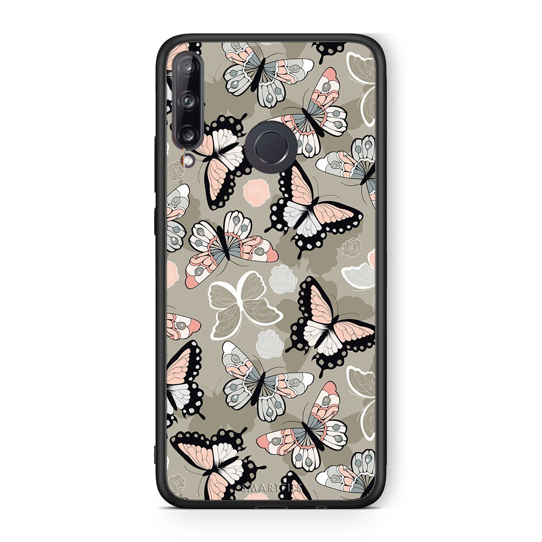 135 - Huawei P40 Lite E  Butterflies Boho case, cover, bumper