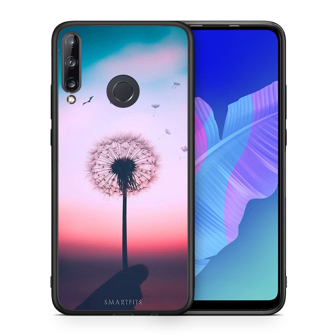 Θήκη Huawei P40 Lite E Wish Boho από τη Smartfits με σχέδιο στο πίσω μέρος και μαύρο περίβλημα | Huawei P40 Lite E Wish Boho case with colorful back and black bezels
