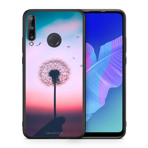 Θήκη Huawei P40 Lite E Wish Boho από τη Smartfits με σχέδιο στο πίσω μέρος και μαύρο περίβλημα | Huawei P40 Lite E Wish Boho case with colorful back and black bezels