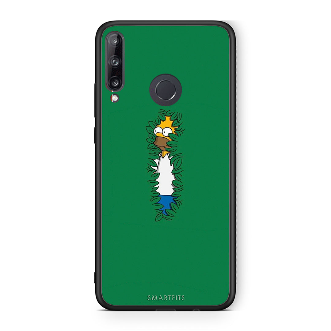 Huawei P40 Lite E Bush Man Θήκη Αγίου Βαλεντίνου από τη Smartfits με σχέδιο στο πίσω μέρος και μαύρο περίβλημα | Smartphone case with colorful back and black bezels by Smartfits