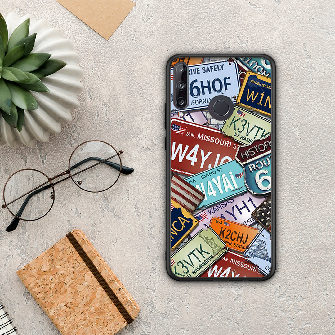 Car Plates - Huawei P40 Lite E θήκη