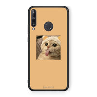 Thumbnail for Huawei P40 Lite E Cat Tongue θήκη από τη Smartfits με σχέδιο στο πίσω μέρος και μαύρο περίβλημα | Smartphone case with colorful back and black bezels by Smartfits