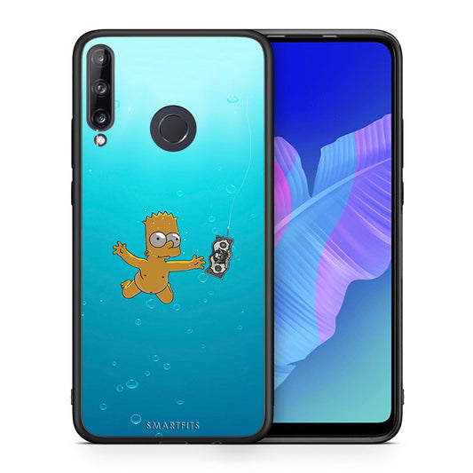 Θήκη Huawei P40 Lite E Chasing Money από τη Smartfits με σχέδιο στο πίσω μέρος και μαύρο περίβλημα | Huawei P40 Lite E Chasing Money case with colorful back and black bezels