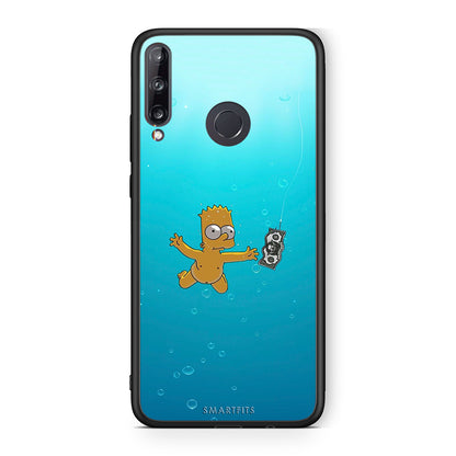 Huawei P40 Lite E Chasing Money θήκη από τη Smartfits με σχέδιο στο πίσω μέρος και μαύρο περίβλημα | Smartphone case with colorful back and black bezels by Smartfits