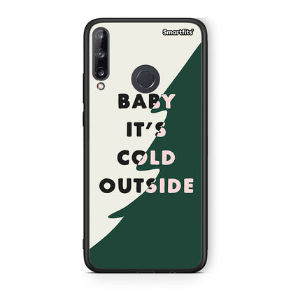 Huawei P40 Lite E Cold Outside θήκη από τη Smartfits με σχέδιο στο πίσω μέρος και μαύρο περίβλημα | Smartphone case with colorful back and black bezels by Smartfits
