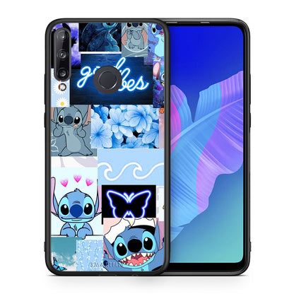 Θήκη Αγίου Βαλεντίνου Huawei P40 Lite E Collage Good Vibes από τη Smartfits με σχέδιο στο πίσω μέρος και μαύρο περίβλημα | Huawei P40 Lite E Collage Good Vibes case with colorful back and black bezels