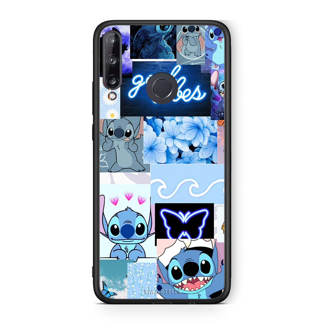 Huawei P40 Lite E Collage Good Vibes Θήκη Αγίου Βαλεντίνου από τη Smartfits με σχέδιο στο πίσω μέρος και μαύρο περίβλημα | Smartphone case with colorful back and black bezels by Smartfits