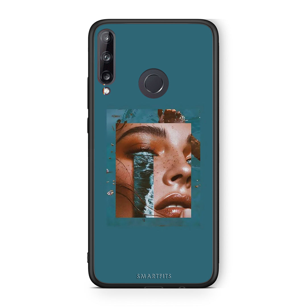 Huawei P40 Lite E Cry An Ocean θήκη από τη Smartfits με σχέδιο στο πίσω μέρος και μαύρο περίβλημα | Smartphone case with colorful back and black bezels by Smartfits