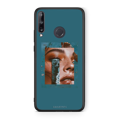 Huawei P40 Lite E Cry An Ocean θήκη από τη Smartfits με σχέδιο στο πίσω μέρος και μαύρο περίβλημα | Smartphone case with colorful back and black bezels by Smartfits