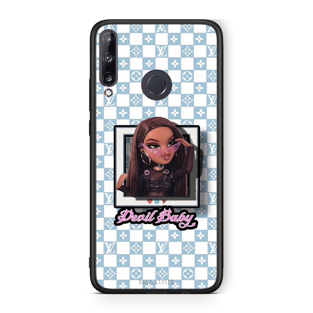 Huawei P40 Lite E Devil Baby Θήκη Αγίου Βαλεντίνου από τη Smartfits με σχέδιο στο πίσω μέρος και μαύρο περίβλημα | Smartphone case with colorful back and black bezels by Smartfits