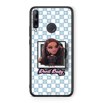 Huawei P40 Lite E Devil Baby Θήκη Αγίου Βαλεντίνου από τη Smartfits με σχέδιο στο πίσω μέρος και μαύρο περίβλημα | Smartphone case with colorful back and black bezels by Smartfits