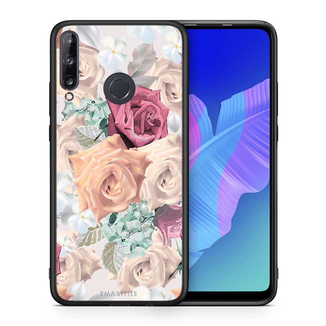 Θήκη Huawei P40 Lite E Bouquet Floral από τη Smartfits με σχέδιο στο πίσω μέρος και μαύρο περίβλημα | Huawei P40 Lite E Bouquet Floral case with colorful back and black bezels