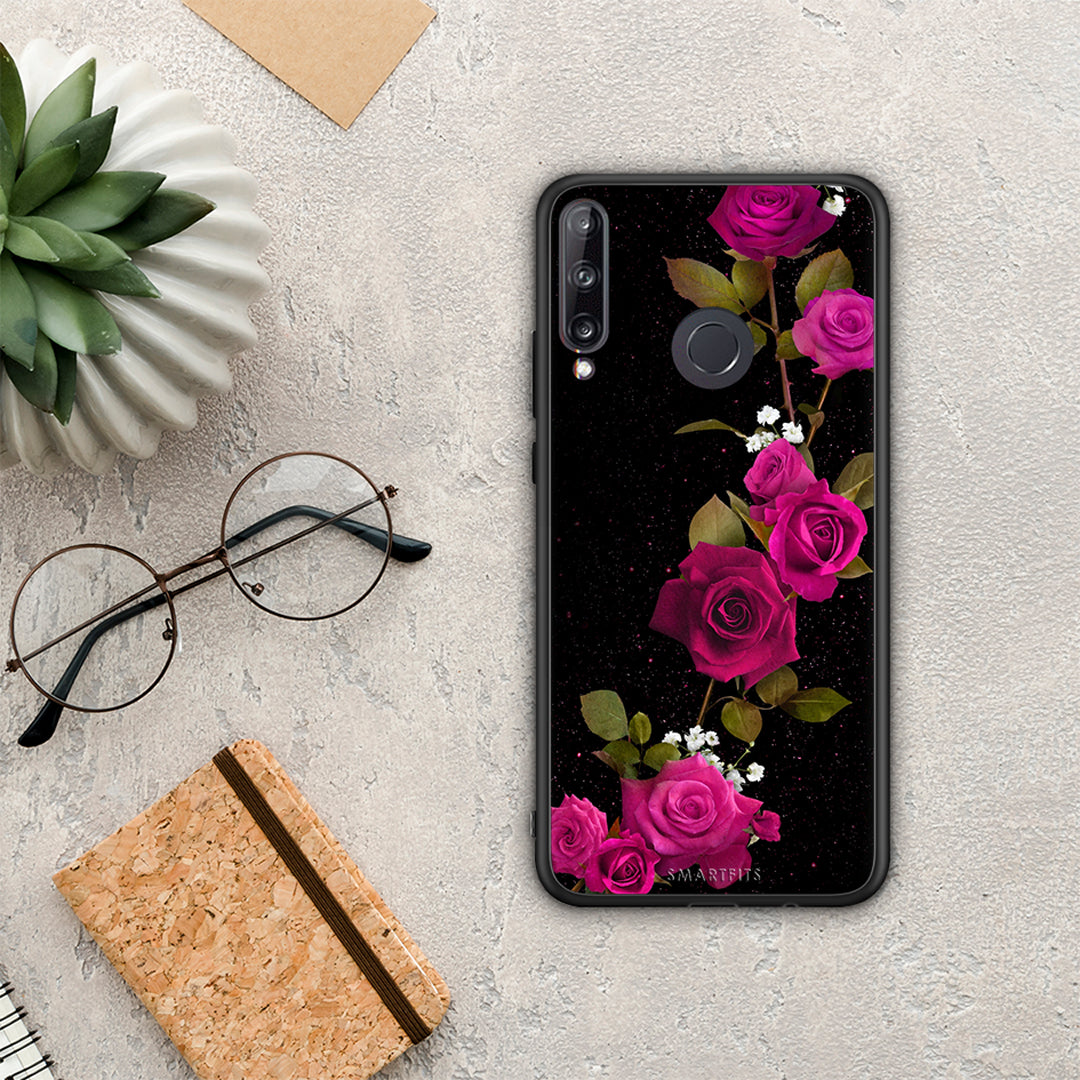 Flower Red Roses - Huawei P40 Lite E θήκη