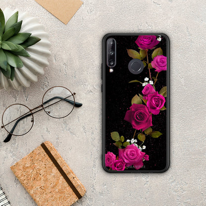 Flower Red Roses - Huawei P40 Lite E θήκη