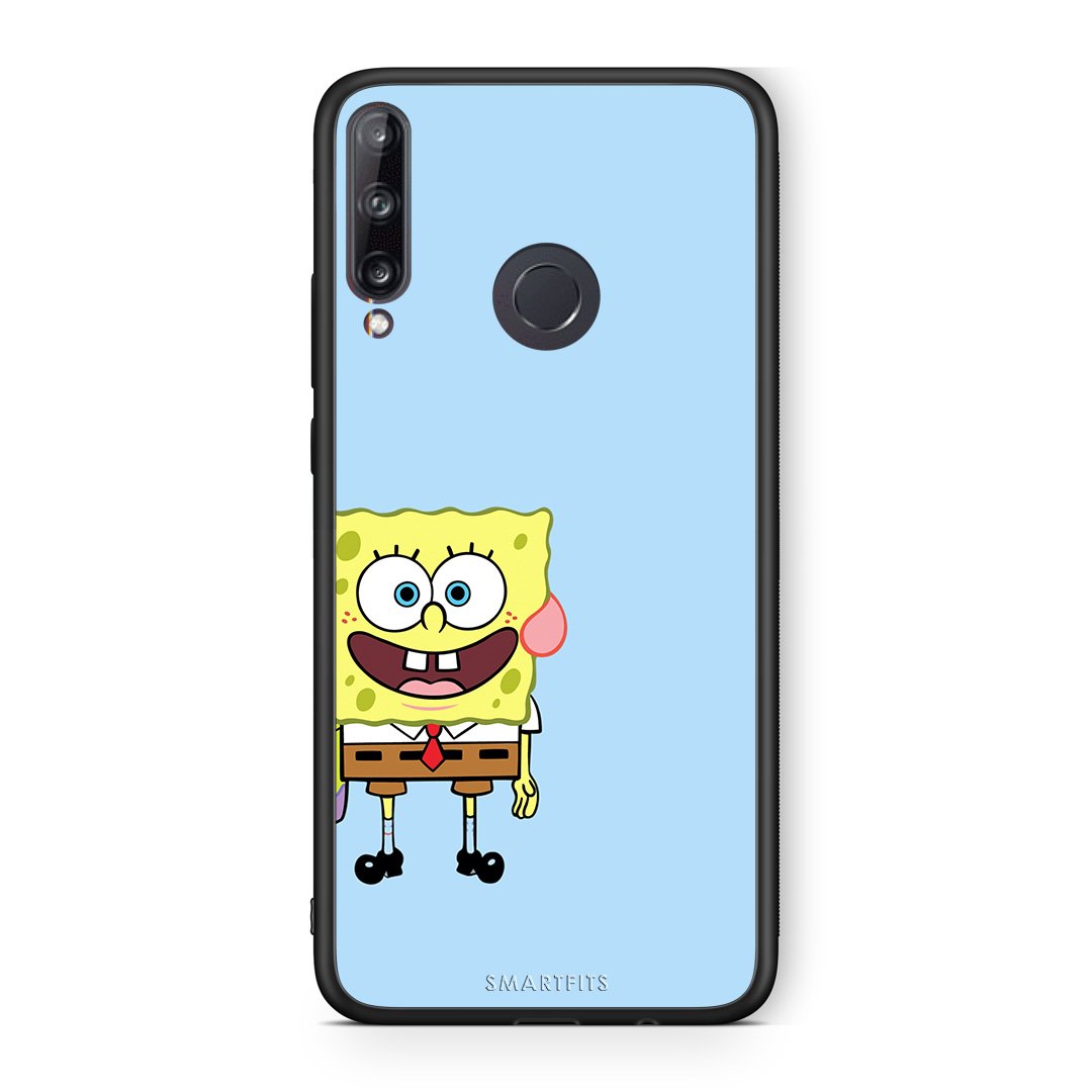 Huawei P40 Lite E Friends Bob θήκη από τη Smartfits με σχέδιο στο πίσω μέρος και μαύρο περίβλημα | Smartphone case with colorful back and black bezels by Smartfits