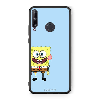 Huawei P40 Lite E Friends Bob θήκη από τη Smartfits με σχέδιο στο πίσω μέρος και μαύρο περίβλημα | Smartphone case with colorful back and black bezels by Smartfits