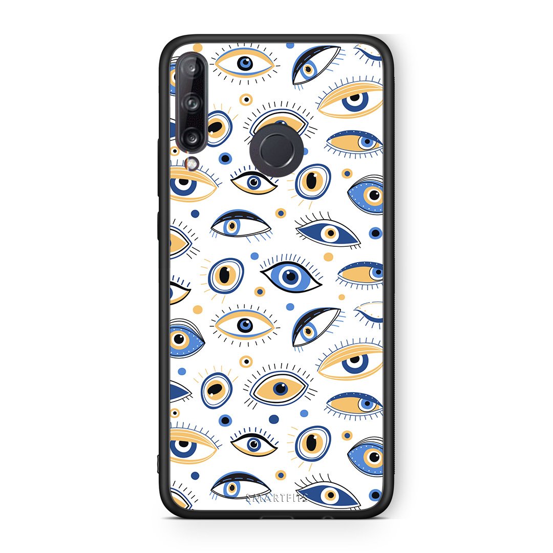 Huawei P40 Lite E Ftou Ftou θήκη από τη Smartfits με σχέδιο στο πίσω μέρος και μαύρο περίβλημα | Smartphone case with colorful back and black bezels by Smartfits