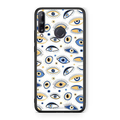 Huawei P40 Lite E Ftou Ftou θήκη από τη Smartfits με σχέδιο στο πίσω μέρος και μαύρο περίβλημα | Smartphone case with colorful back and black bezels by Smartfits