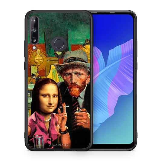 Θήκη Huawei P40 Lite E Funny Art από τη Smartfits με σχέδιο στο πίσω μέρος και μαύρο περίβλημα | Huawei P40 Lite E Funny Art case with colorful back and black bezels