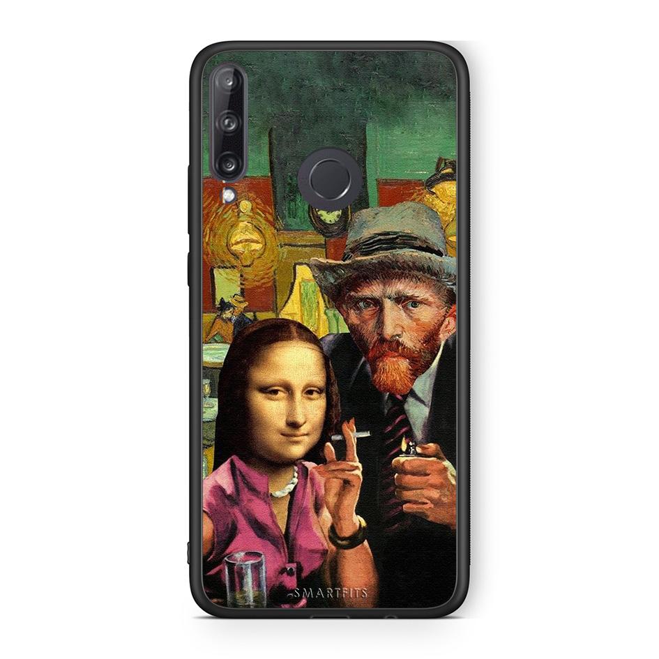 Huawei P40 Lite E Funny Art θήκη από τη Smartfits με σχέδιο στο πίσω μέρος και μαύρο περίβλημα | Smartphone case with colorful back and black bezels by Smartfits