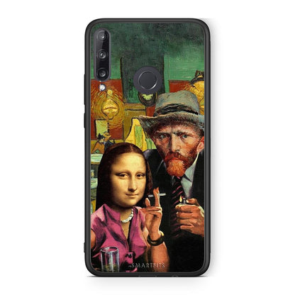 Huawei P40 Lite E Funny Art θήκη από τη Smartfits με σχέδιο στο πίσω μέρος και μαύρο περίβλημα | Smartphone case with colorful back and black bezels by Smartfits