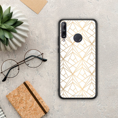 Geometric Luxury White - Huawei P40 Lite E θήκη