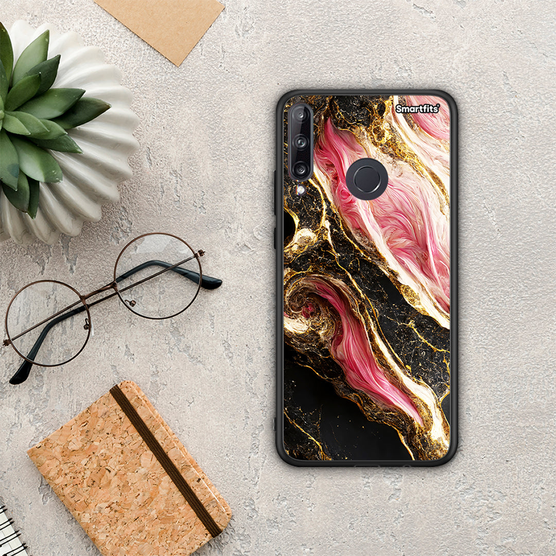 Glamorous Pink Marble - Huawei P40 Lite E θήκη